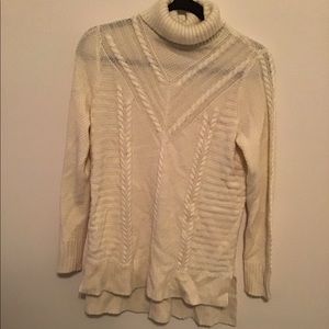Knitted fashion turtleneck sweater